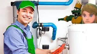Green Plumber Sucks and Cucks