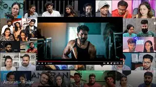 Amaran  Trailer  I REACTION MASHUP I Sivakarthikeyan, Sai Pallavi