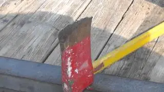 blade to blade fire axe testing