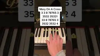 Mary On A Cross Piano Tutorial
