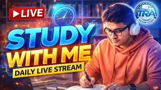 STUDY WITH ME LIVE 📚 | 50 Min Deep Focus | Pomodoro | No Distractions||Real live stream