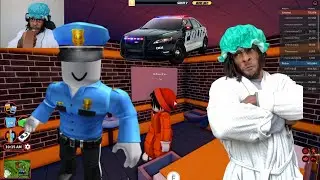 MAMA TRUNKS PLAYS ROBLOX! (JAILBREAK)