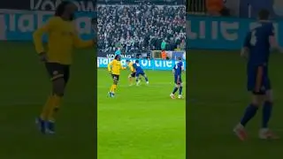 Tonali foul on Andre  #wolves #newcastle #football #premierleague