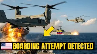 China Attempts to Board a U.S. Recon Vessel With Helicopters &mdash; Marines Respond With Overwhelming...