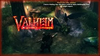 My First Smoldering Tomb and Howling Cave in Valheim