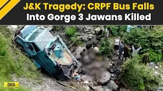 J&K News: Bus Carrying CRPF Jawans Falls Into Gorge, 3 Killed, Several Injured in Udhampur