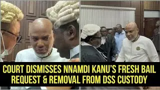 Breaking!! Nnamdi Kanu furious as Court dismiss fresh Bail request & Removal frm DSS custody