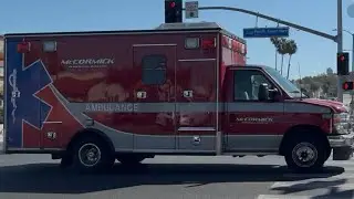 McCormick Ambulance Responding 