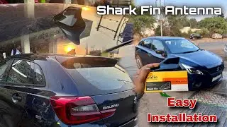 Galio Shark Fin Antenna For Maruti Suzuki Baleno 😍 With Signal | Fits In Every Car