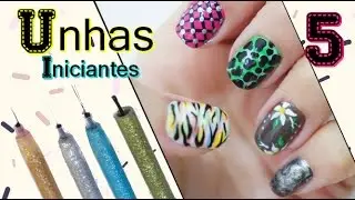 🔘 5 UNHAS para Iniciantes/Fáceis - Aline Sous