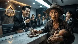 หญิงเร่ร่อนเดินเข้าธนาคารขอตรวจสอบยอดเงิน — ผู้จัดการหัวเราะเยาะ แต่พอเห็นตัวเลขในบัญชี เขาถึงกับช็อ