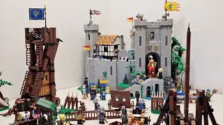 LEGO Lion Knight's Castle under Siege