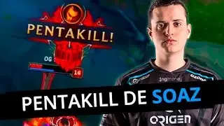 Pentakill sOAz - Flash Wolves vs Origen - Cuartos - Mapa 1 - Worlds 2015 - Espa&ntilde;ol