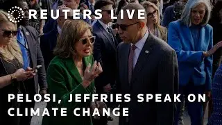 LIVE: House Democratic Leader Hakeem Jeffries and others on climate change