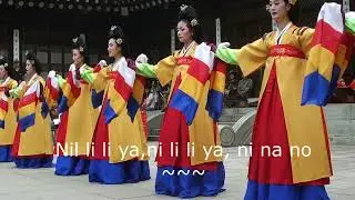 Taepyeongga태평가 korean folk song, meaning peaceful song