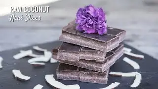 Raw Coconut Acai Slices