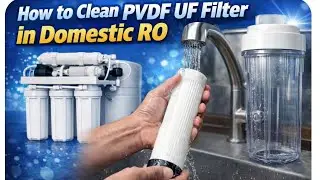 Crest UF Filter With Housing , Clean And Clear Water With Crest PVDF Pre Filter 😲#rotechnicalxperts