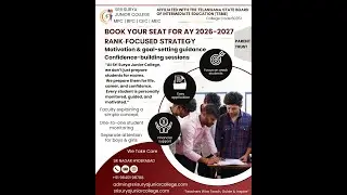 The best college for MPC BPC CEC AND MEC, FEES Concession for weeker section and instalment plan