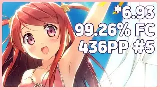 [Osu] *6.93 Clumsy thoughts [Insane] +HDDT / 99.26% / #5 436pp