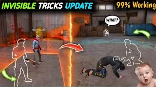 Free Fire Invisible Bug & Trick After ob40 Update || New Tricks After Update |#gaming #techedgamend