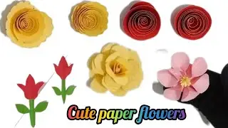 How to Make Paper Flowers for Decoration | Subscribe for Easy DIY Crafts 