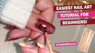 Easiest nail art tutorial ever! Beginner friendly hacks | The nail canvas