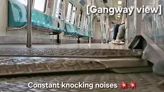 [Loud bogie noises] SMRT C151B 655/656 EW29 Joo Koon to EW30 Gul Circle