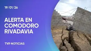 “Emergencia geológica” tras el deslizamiento de un cerro en Comodoro Rivadavia
