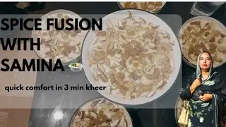 “Slow cooked kheer = pure comfort 🤍”|“Quick comfort in 3 minutes 🍲”
