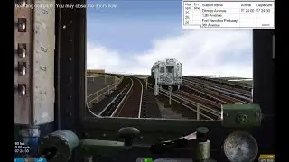 OpenBVE HD: Operating NYC Subway R9 On Culver Shuttle Route (Ditmas Avenue to 9th Avenue) 7/30/16