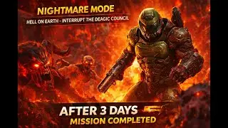FINALLY DONE 😤 | Doom Eternal Nightmare – Interrupt the Deagic Council (After 3 Days)