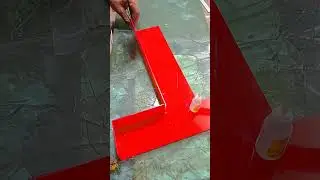 acrylic letter... #ytshort #acrylic #letters #red #3ddesign