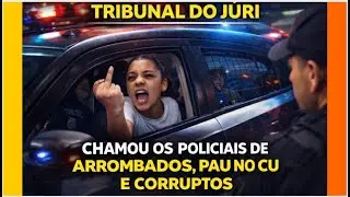🚨JÚRI | PRESA PARTIU PRA CIMA DA POLÍCIA