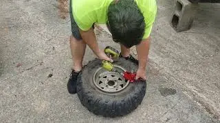 How to change an atv tire