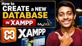 How to Create ? a New Database in XAMPP 🤯MySQL (2026) 🚨| Complete Beginner Tutorial