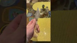 Jaw bone knife! Coolest knife ever!!