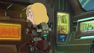 Rick and Morty (S06E03) &ndash; Beth Smith and Space Beth Kiss |Spaceship|
