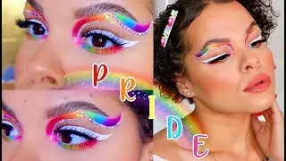 Pride 2020 | Dramatic, Rainbow Inspired Makeup Look 🌈