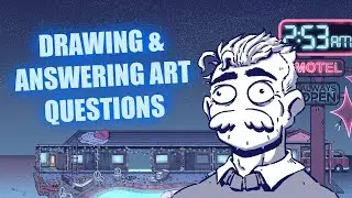 Answering any questions and drawing