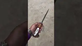 custom handmade Damascus steel beautiful Bowie knife for sale anyone interested contact with me