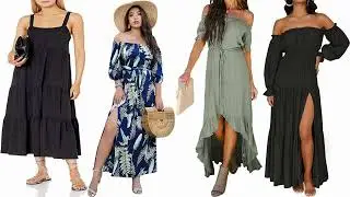Top 10 For off the shoulder maxi dress casual Ideas 2023