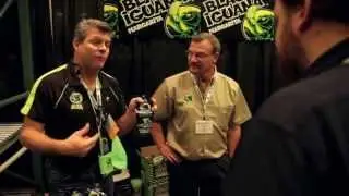 Jay visits the Black Iguana booth at the NBWA trade show