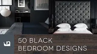 50 Black Bedroom Designs
