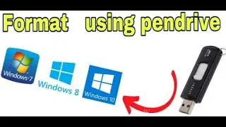 How to formate pc using pendrive|usb|How to make pendrive bootable|Formate windows using pendrive