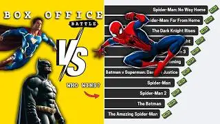 Superman vs Batman vs Spider-Man Box Office Movie Showdown