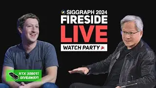 [Past Broadcast] Jensen & Zuck LIVE Chat at SIGGRAPH