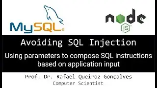 Avoiding SQL Injection: Using parameters to compose SQL instructions based on application input
