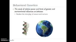 Behavioral Genetics and Gender - Part 1