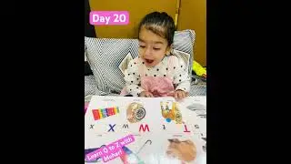 Learn Q to Z with Mehar! #learnabc #learnalphabets #booklearning #atoz #alphabet #alphabets #learn