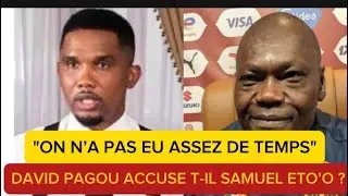 David PAGOU pointe t-il du doigt Samuel Eto'o ? 👀🤔